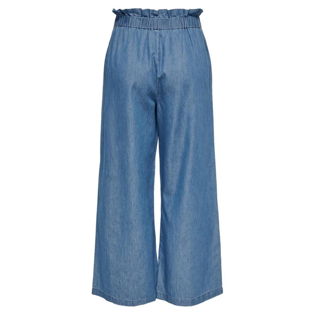 Coupe à jambe large Ceinture élastiquée bleu