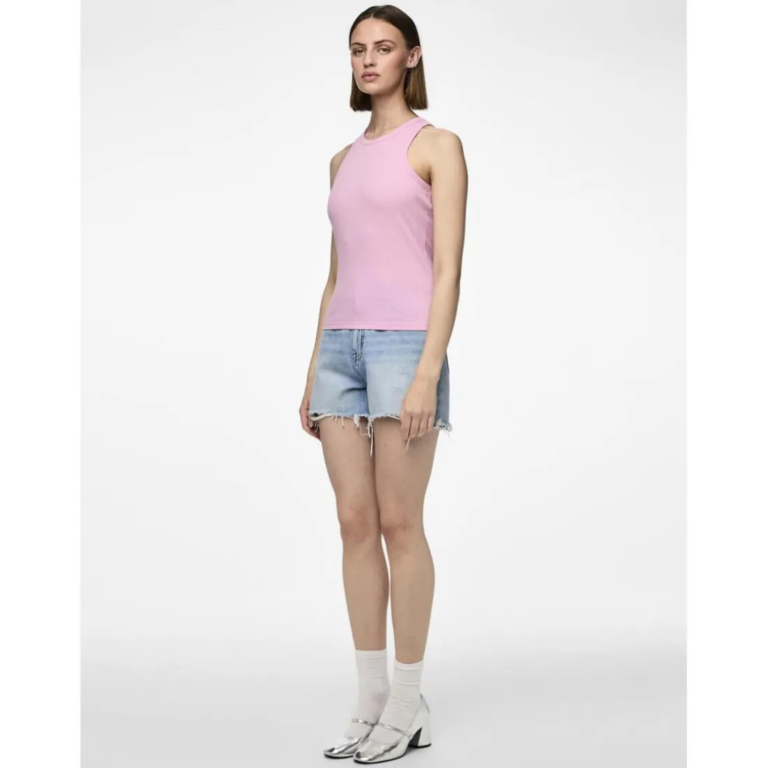 Débardeur boxer Ruka violet en coton Esme
