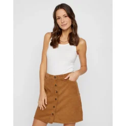 Débardeur col en u blanc Rae