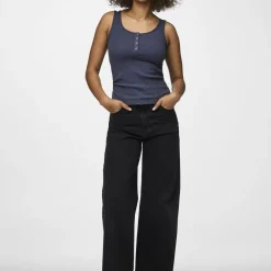 Débardeur en coton bleu Kitte