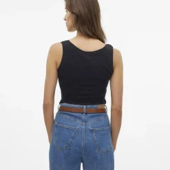 Débardeur en coton Lulu noir Ria