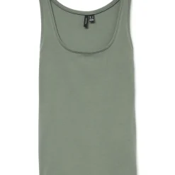 Débardeur en coton Lulu vert Maia