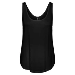 Débardeur en viscose Billo noir uni Ida