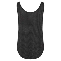 Débardeur en viscose lurex Billo bleu Lana