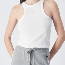 Débardeur femme - Blanc en coton