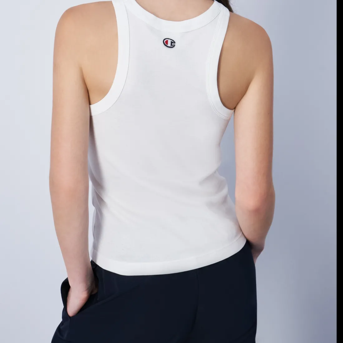 Débardeur femme - Blanc en coton
