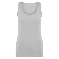 Débardeur gris clair en coton Pey