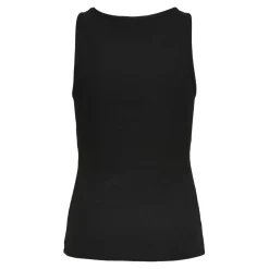 Débardeur regular fit noir en coton Dot