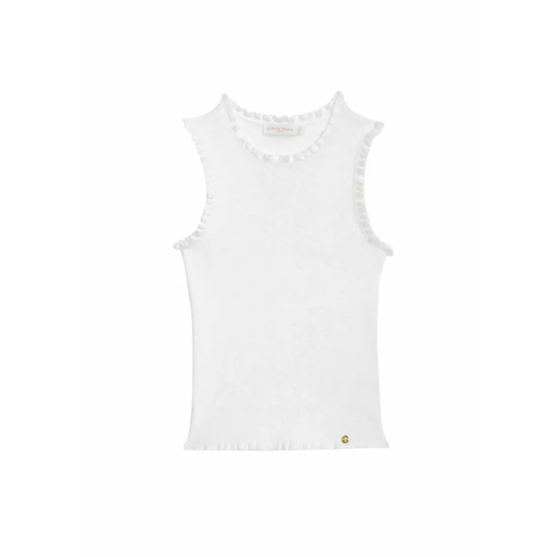 Debardeur DOLFERI ecru en viscose