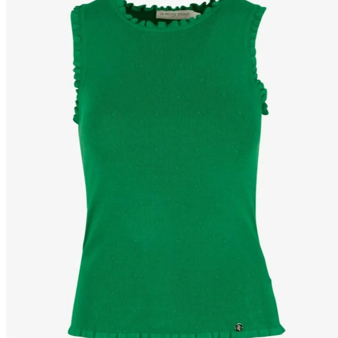 Debardeur DOLFERI vert en viscose