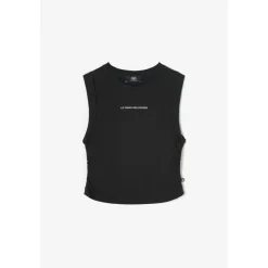 Debardeur fille TODEGI noir Ines en coton