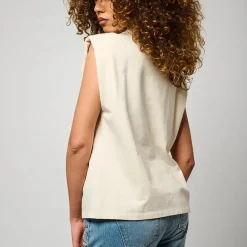 Debardeur VOLVE blanc en coton