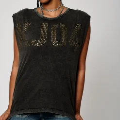 Debardeur VOLVE noir en coton