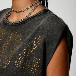 Debardeur VOLVE noir en coton