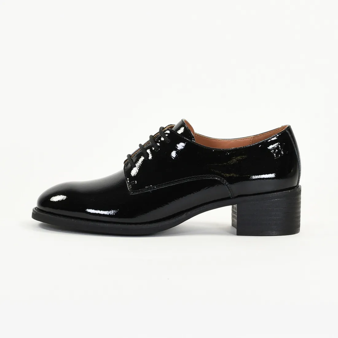 Derbys femme en Cuir DISA Noir