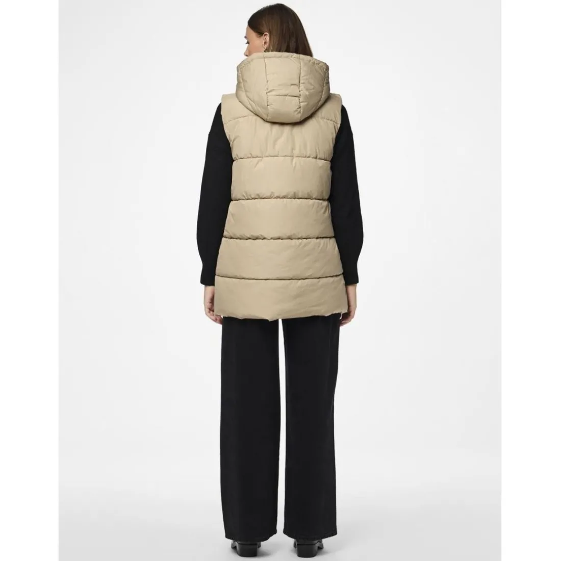 Doudoune à capuche Daisy beige