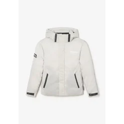 Doudoune garçon, Explorbo gris clair en nylon