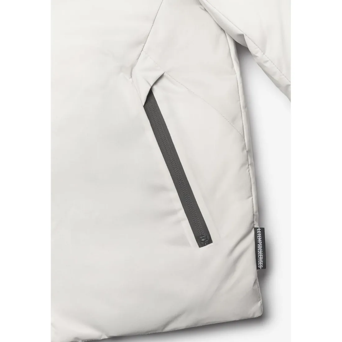Doudoune garçon, Explorbo gris clair en nylon