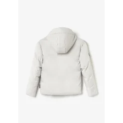 Doudoune garçon, Explorbo gris clair en nylon