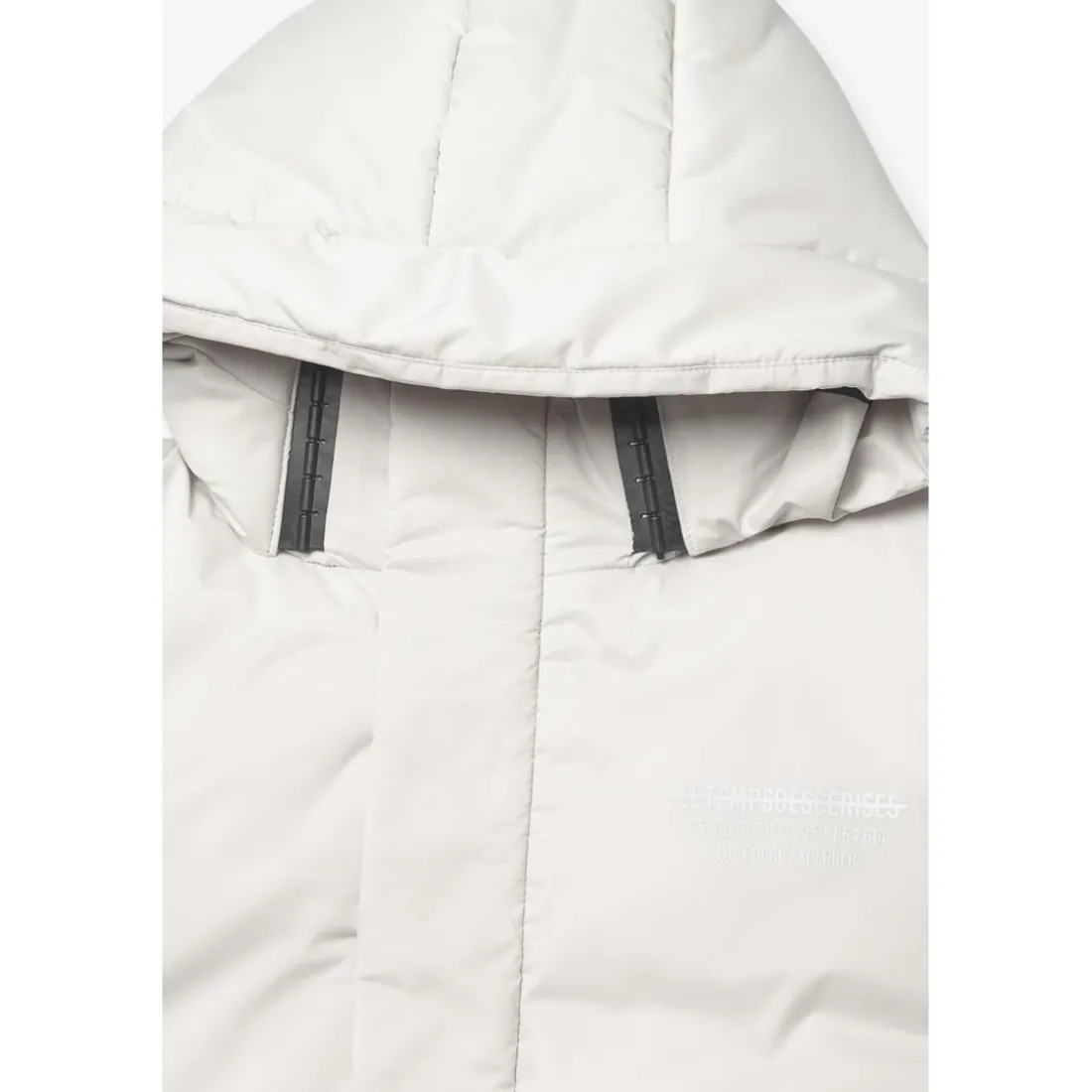 Doudoune garçon, Explorbo gris clair en nylon