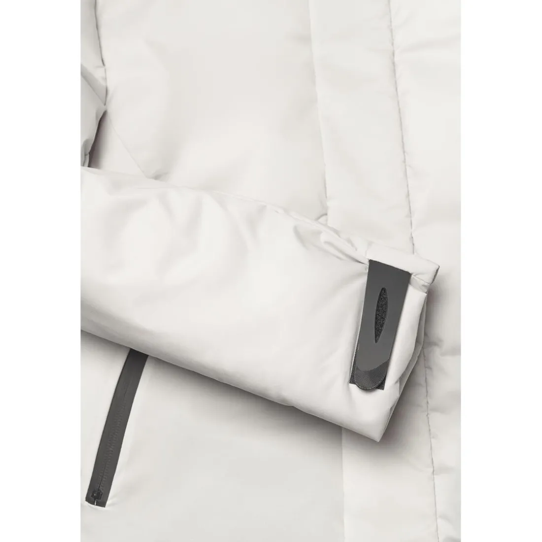 Doudoune garçon, Explorbo gris clair en nylon