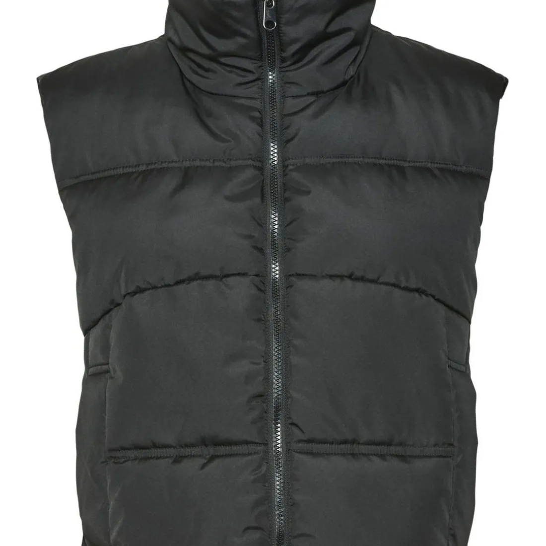 Doudoune sans manches en polyester noir Klea Ione