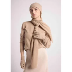 Echarpe etole unisexe en cachemire new beige creme