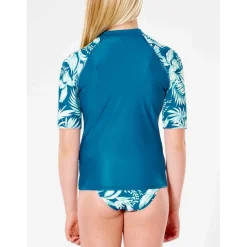 Ensemble 3 pièces de bain fille - Bleu Rip Curl