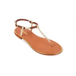 Entre-Doigt femme HOCLEO Marron en cuir