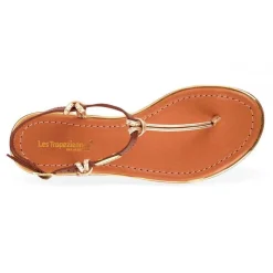 Entre-Doigt femme HOCLEO Marron en cuir