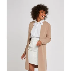 Gilet droit à col cranté