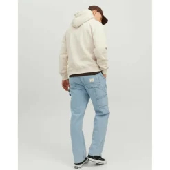 Jean à coupe ample Loose Fit Bleu en coton Leon