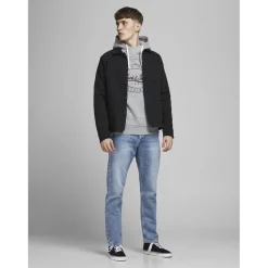 Jean à coupe ample Relaxed Fit Bleu en coton Felix