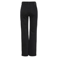 Jean à coupe large Holly noir en coton Kara