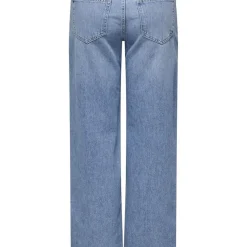 Jean à jambe large Brenda Cro158 bleu en coton Lise