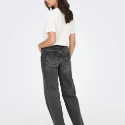 Jean à jambe large Juicy Dot890 gris en coton Sia