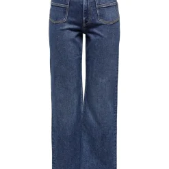 Jean à jambe large Juicy Life 521 en coton bleu moyen Meg