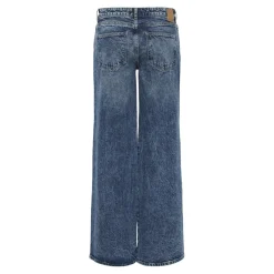 Jean ample taille basse en coton Selma bleu Luna