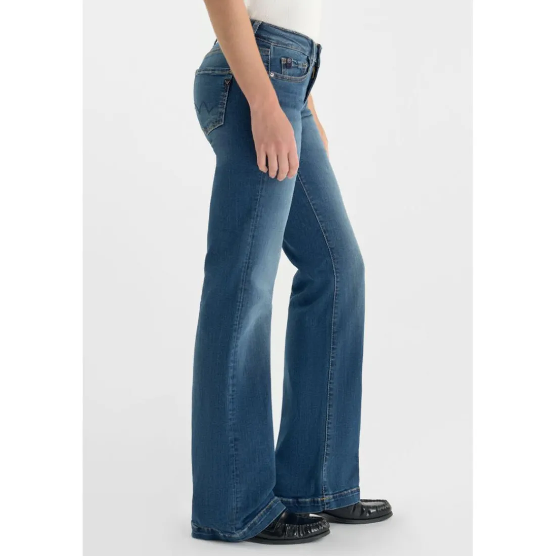 jean droit en coton Kara