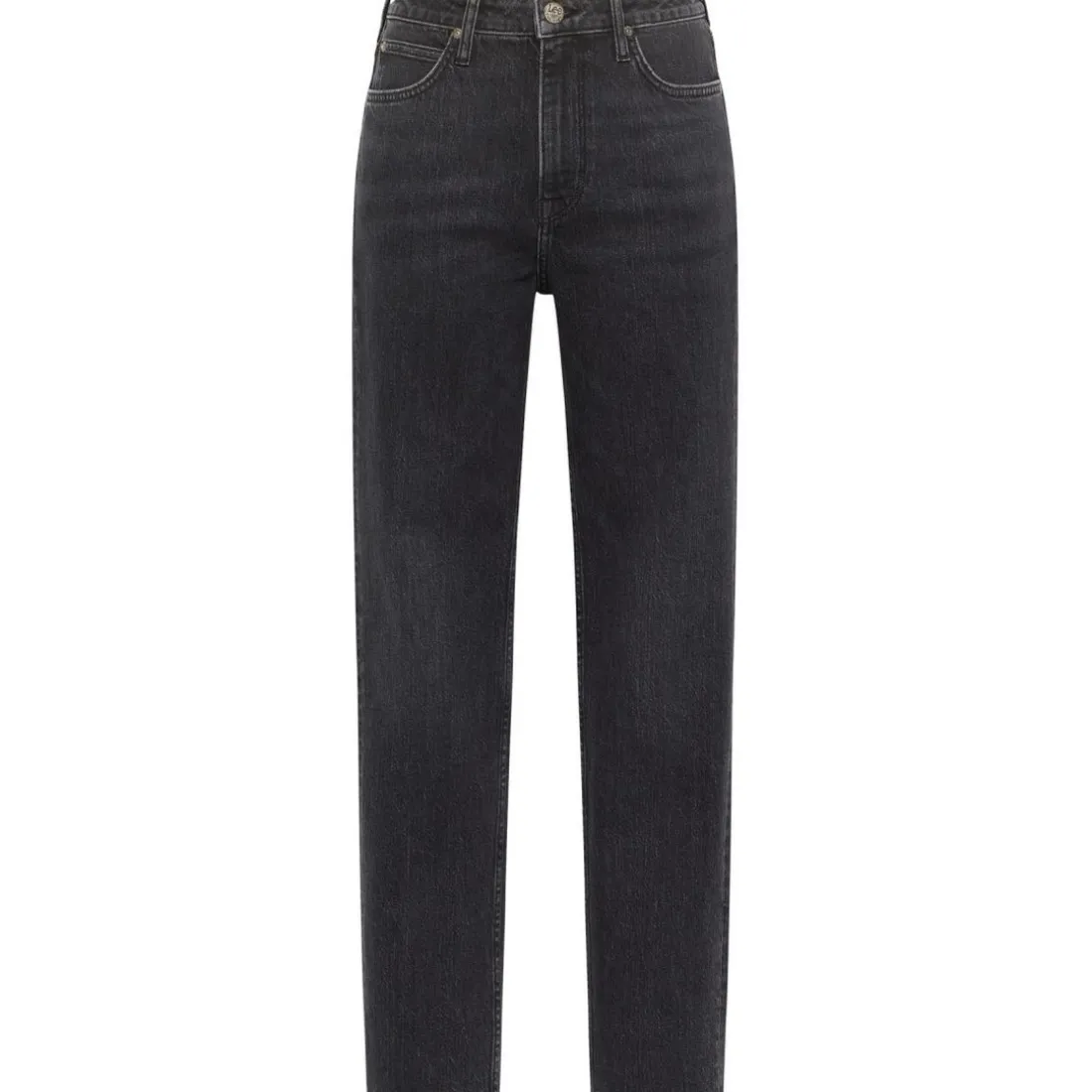 Jean droit femme en Coton CAROL noir