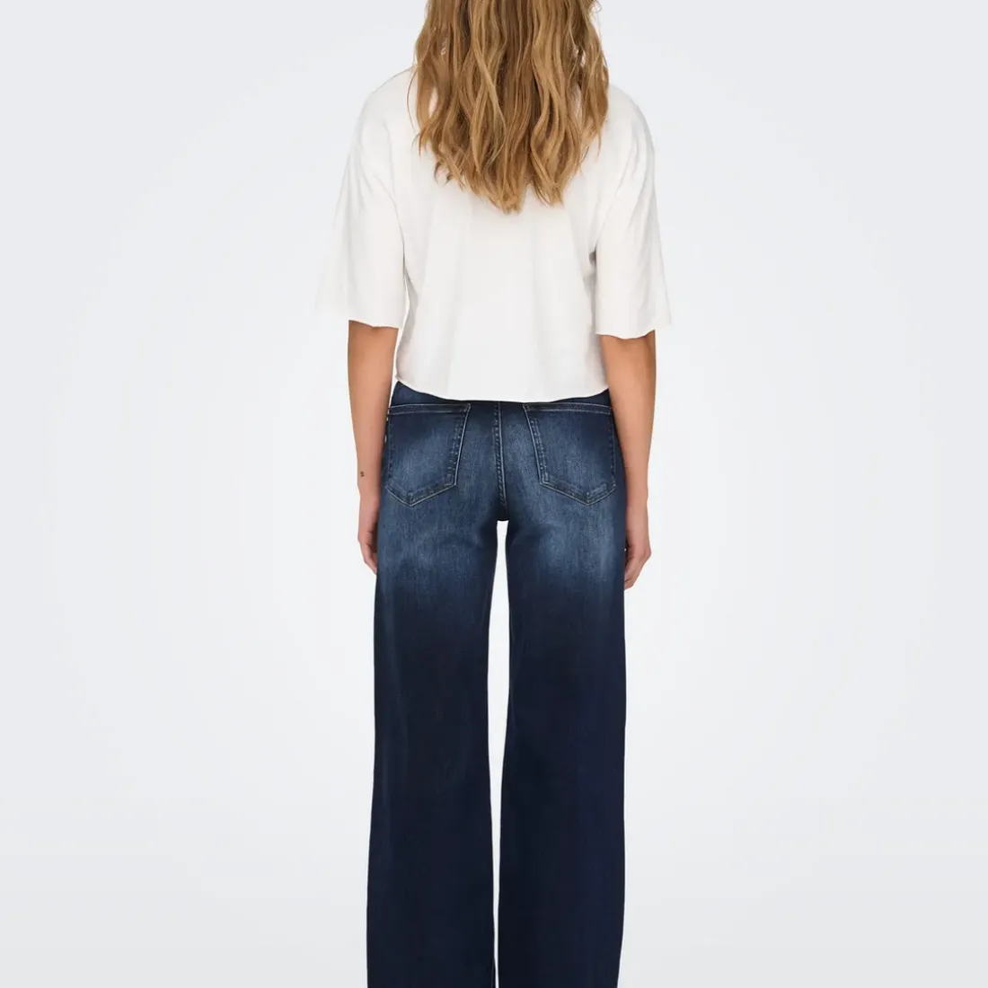 Jean droit Madison - Bleu Denim en coton Eden
