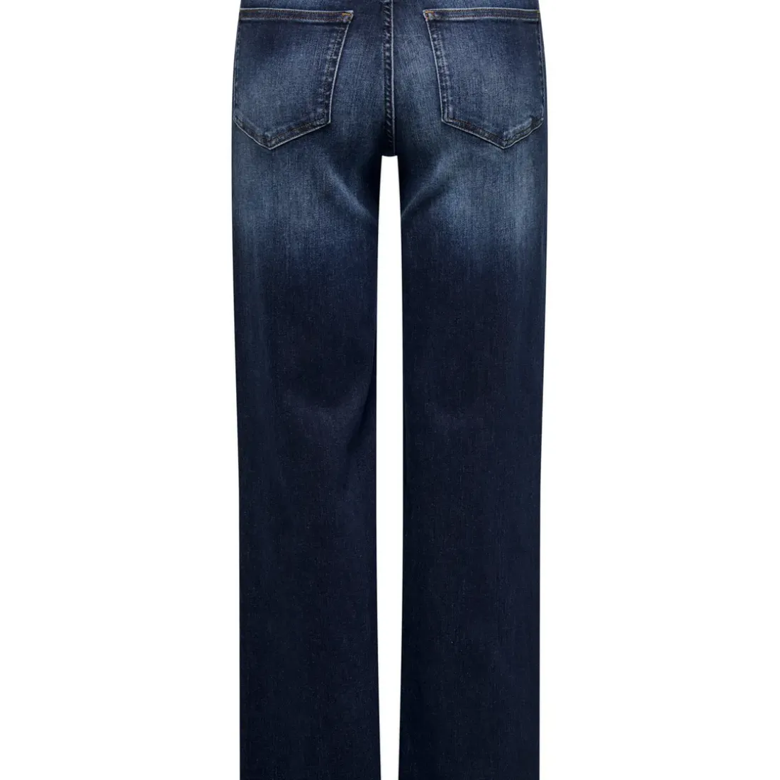 Jean droit Madison - Bleu Denim en coton Eden