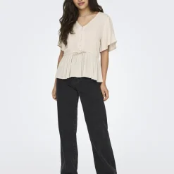 Jean droit Silje Dot854 noir en coton Fern