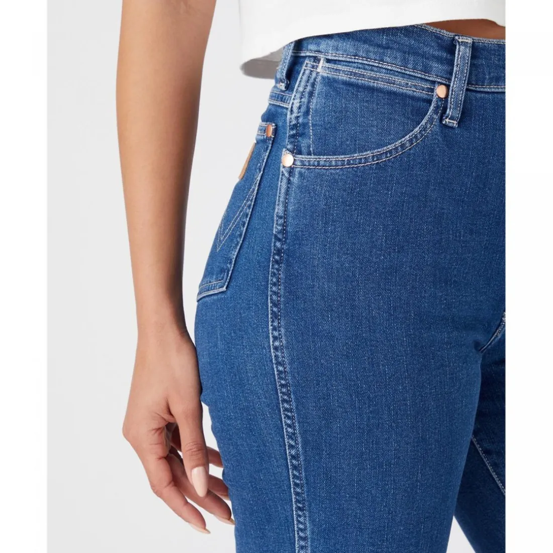 Jean Femme bleu en coton