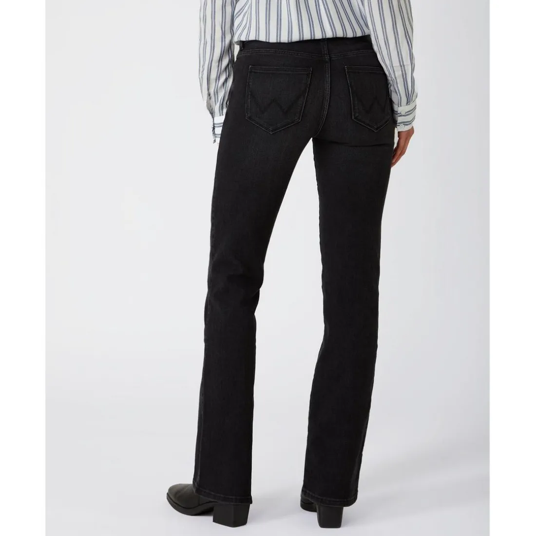 Jean Femme Bootcut gris foncé en coton