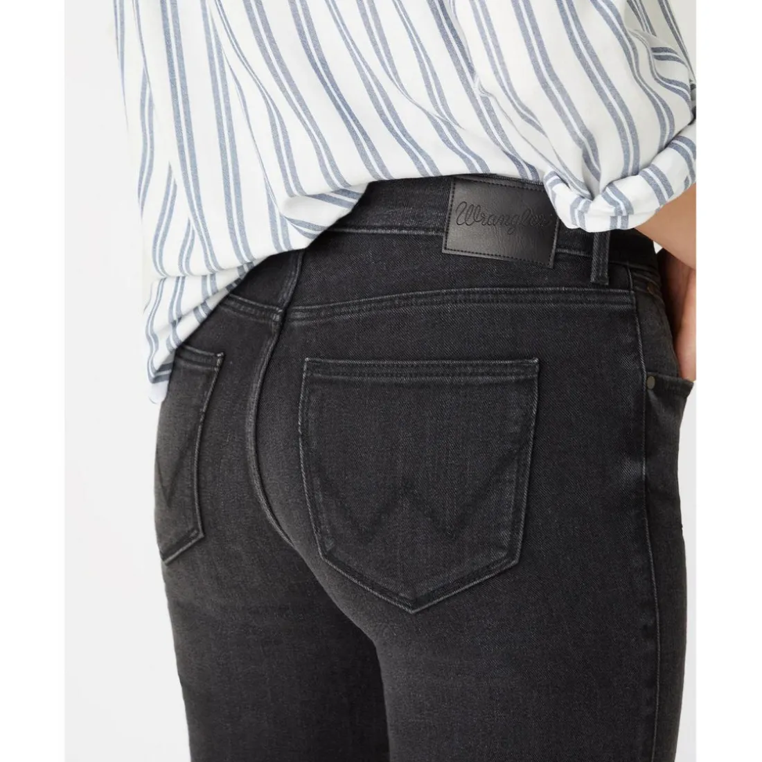 Jean Femme Bootcut gris foncé en coton