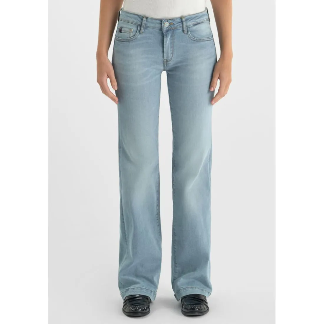 jean Flare en coton Lina