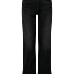 Jean Flare Madison - Noir Delavé en coton Pia