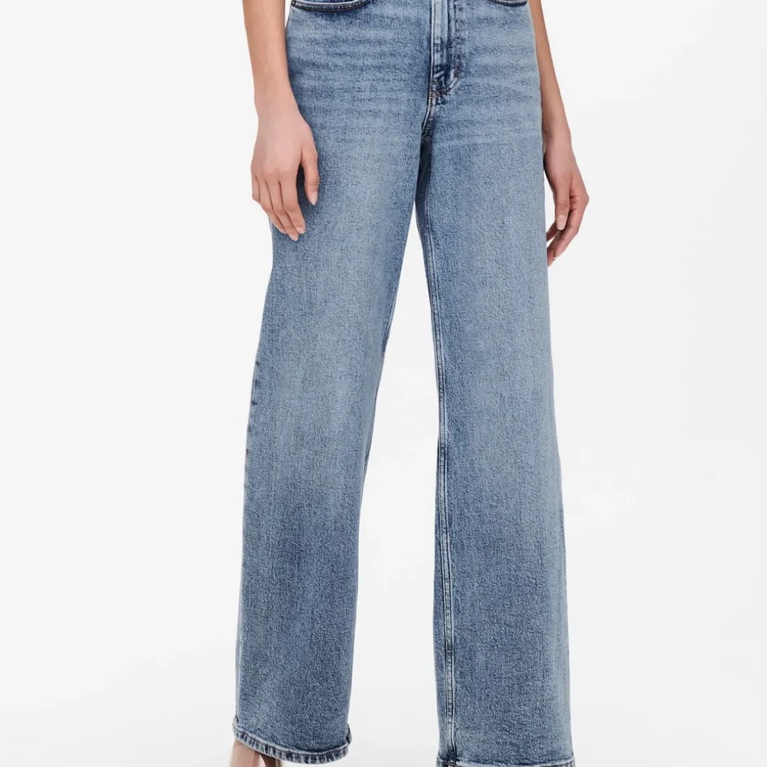 Jean Flare ONLJUICY - Bleu en coton Vivi