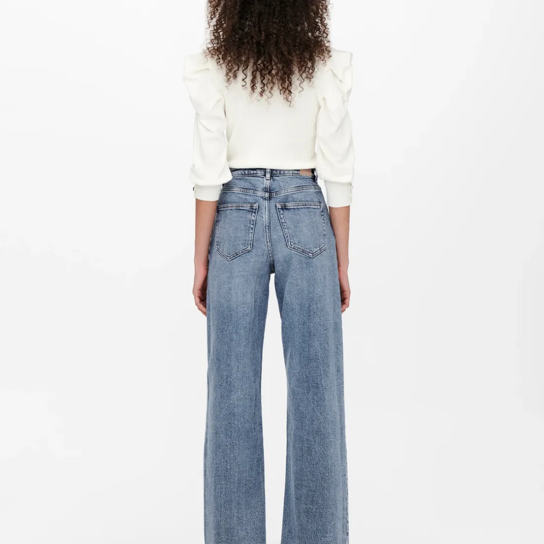 Jean Flare ONLJUICY - Bleu en coton Vivi